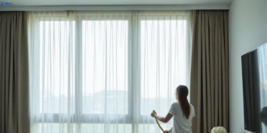 Delicate sheer drape cleaning rouse-hill-nsw Matty Curtain Cleaning